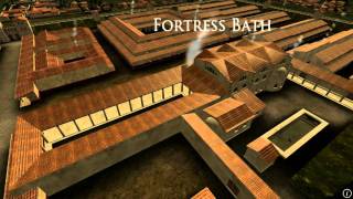 Animation of ancient Roman Fort in Caerleon Wales [upl. by Isabeau]