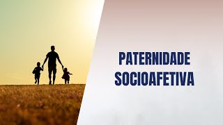 Paternidade socioafetiva [upl. by Lubba459]