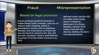 What is Difference Between Fraud amp Misrepresentation [upl. by Camille]