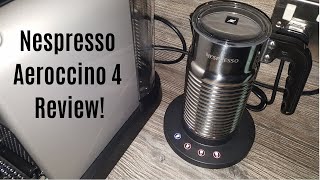 Nespresso Aeroccino 4 Milk Frother Review  Worth upgrading from the Aeroccino 3 [upl. by Stetson]