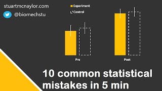 Ten Statistical Mistakes in 5 Min [upl. by Nosnhoj]