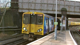 Half an Hour at 216  Birkenhead North Station 1022017  Class 507 508 terminus [upl. by Shirk]