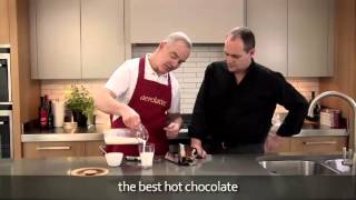 How to make a hot chocolate using an aerolatte milk frother [upl. by Luaped]