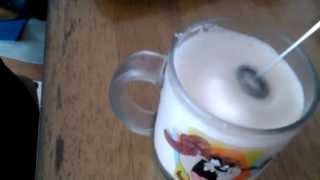 Aerolatte Review Frothing Cold Milk In Under 1 Minute [upl. by Merras]